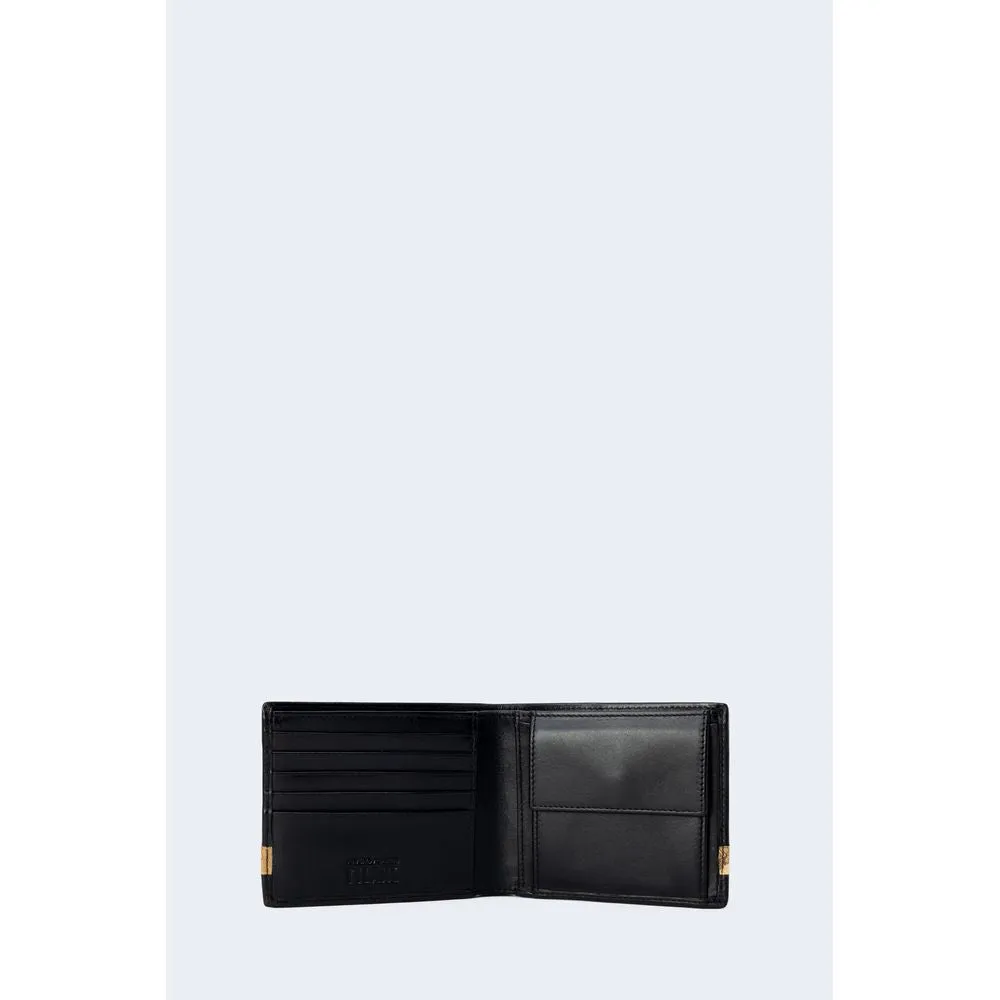 Alviero Martini Prima Classe Black Leather Wallet