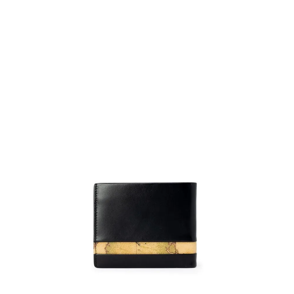Alviero Martini Prima Classe Black Leather Wallet