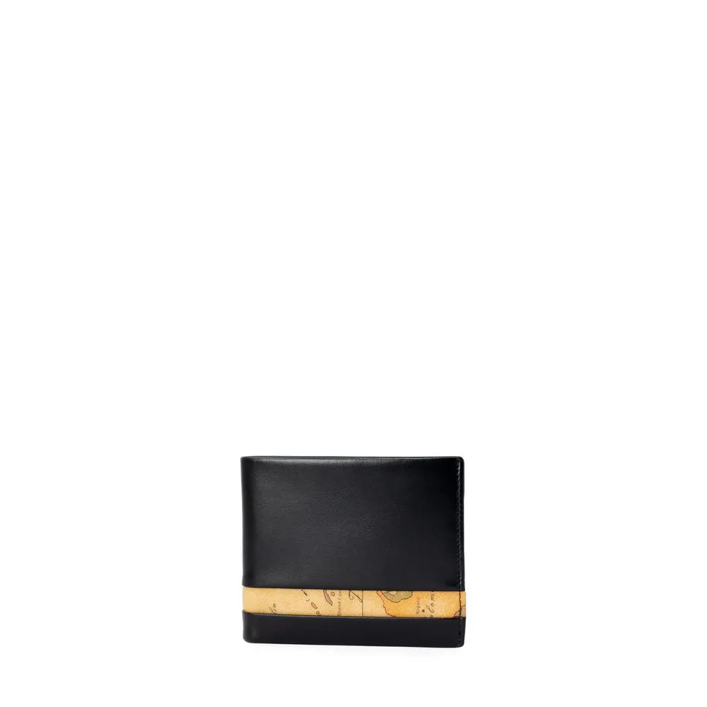 Alviero Martini Prima Classe Black Leather Wallet