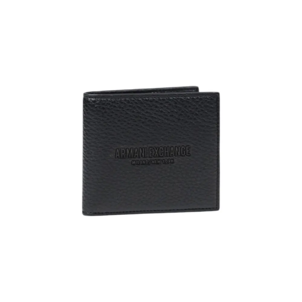 Armani Exchange Black Polyester Wallet