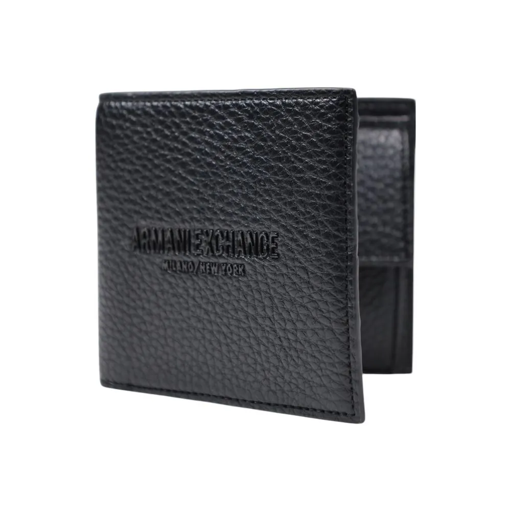 Armani Exchange Black Polyester Wallet
