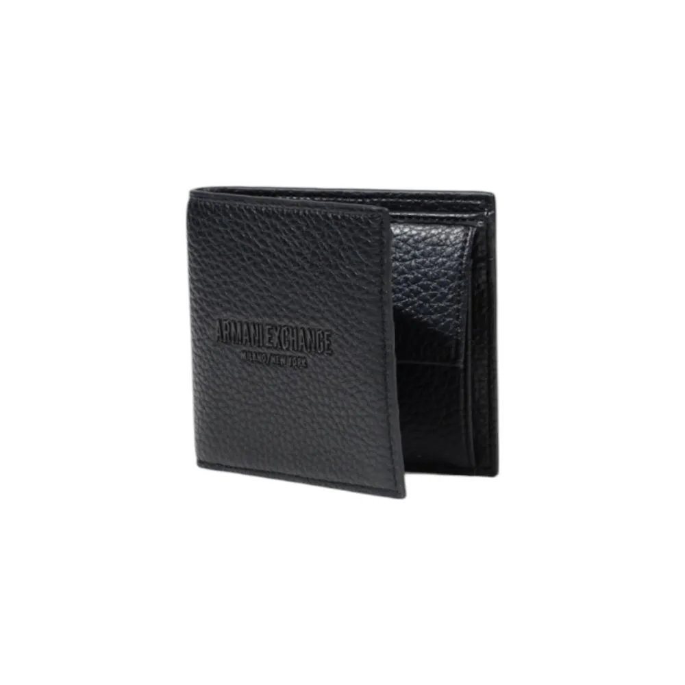 Armani Exchange Black Polyester Wallet