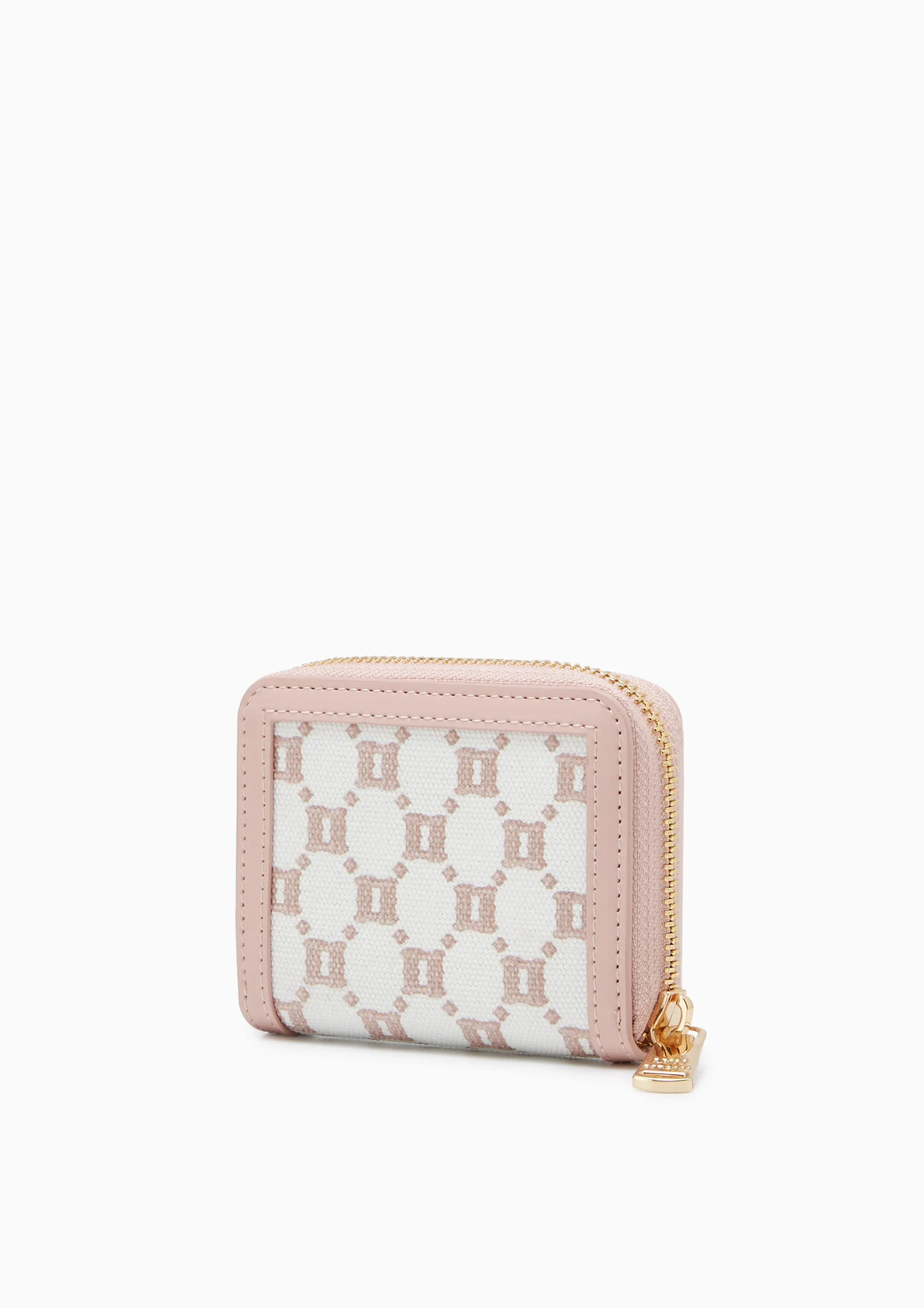 Bae Zip Around Short Wallet Printed Pink