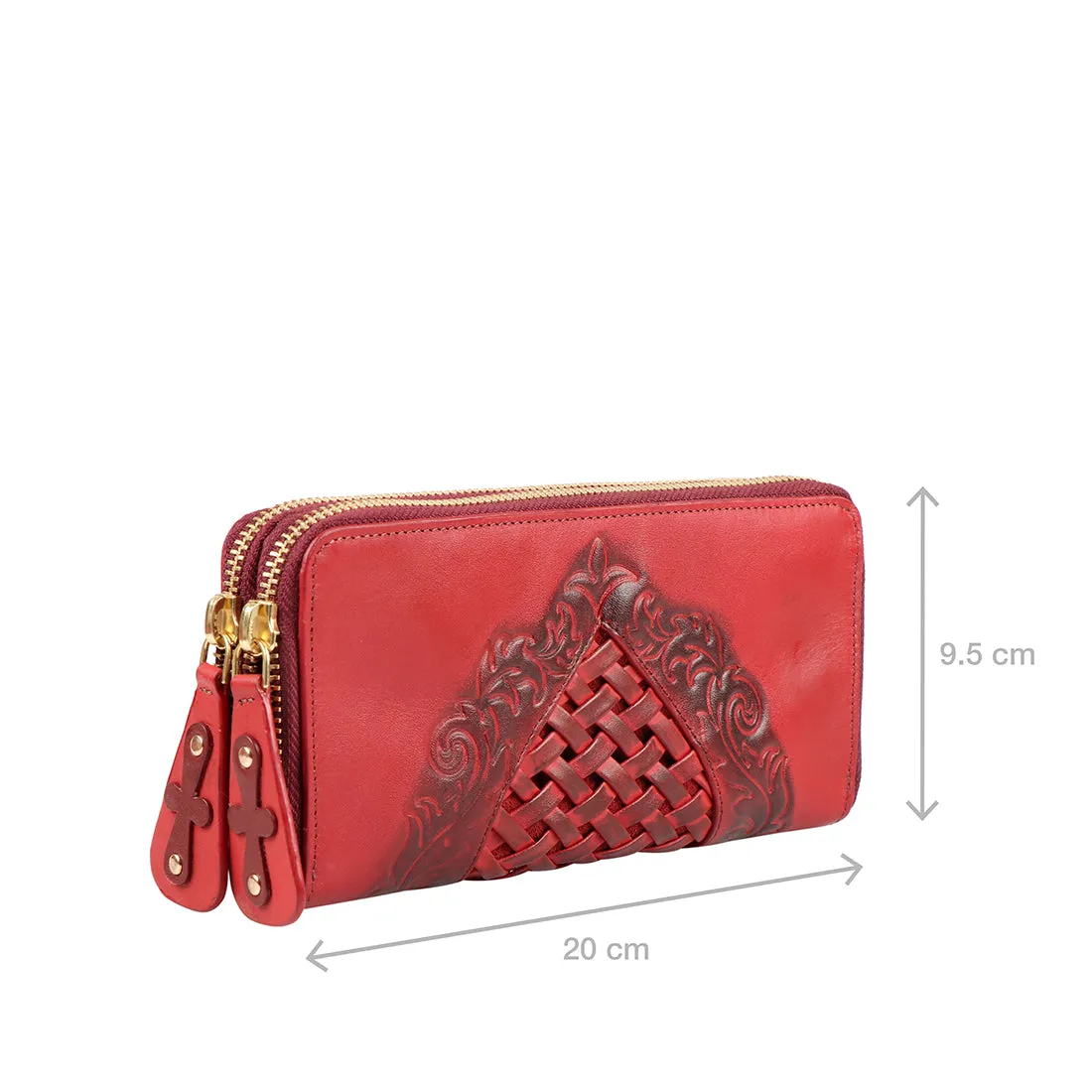 BELLE STAR W4 DOUBLE ZIP AROUND WALLET