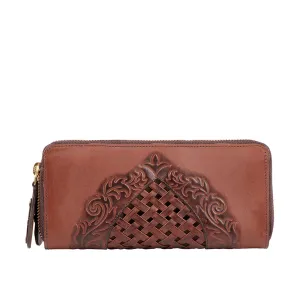 BELLE STAR W4 DOUBLE ZIP AROUND WALLET
