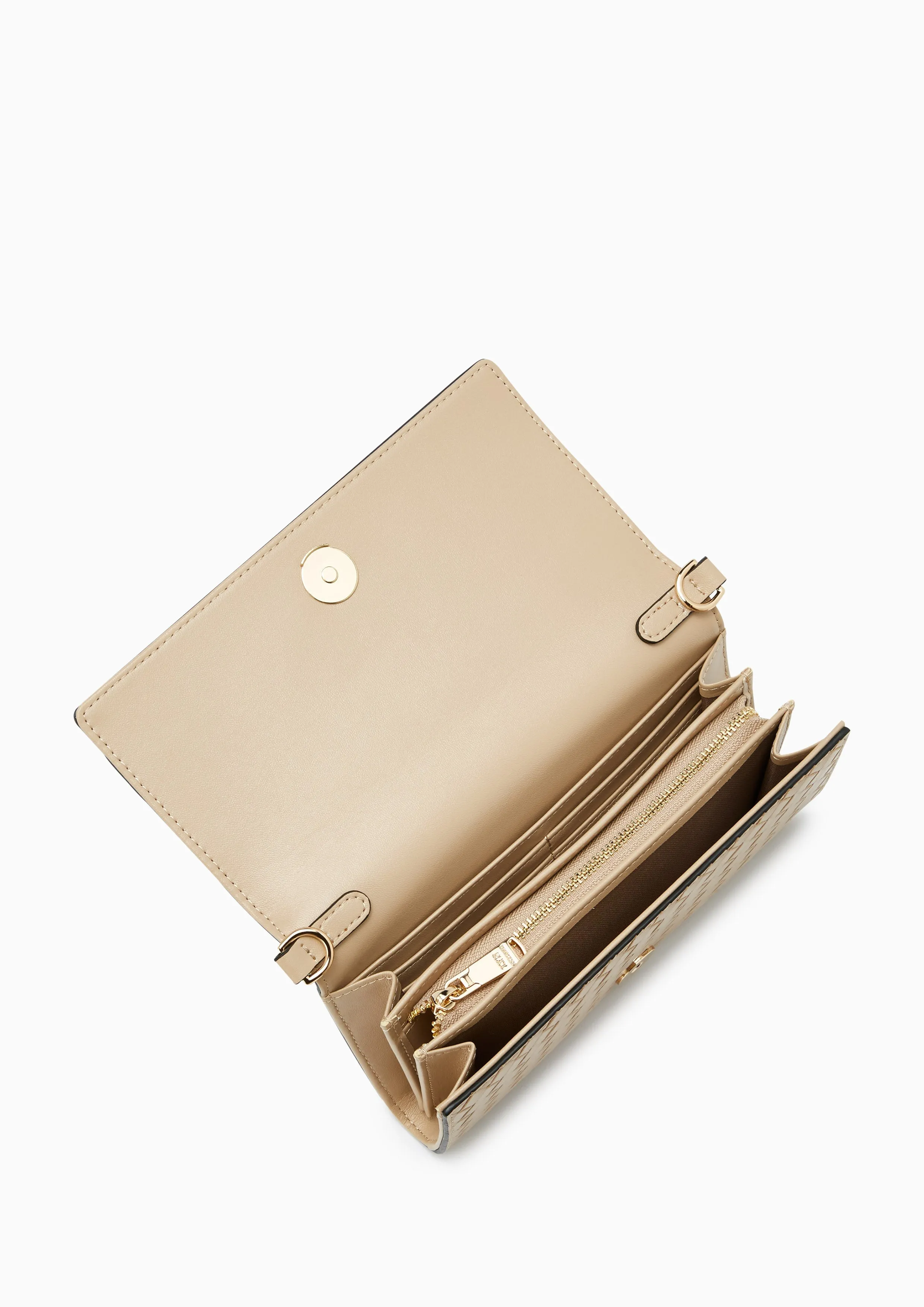 Celestia Long Wallet Beige
