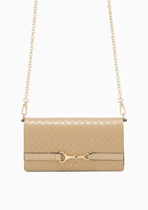 Celestia Long Wallet Beige