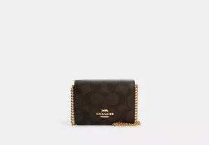 C.O.A.C.H Mini Wallet On A Chain