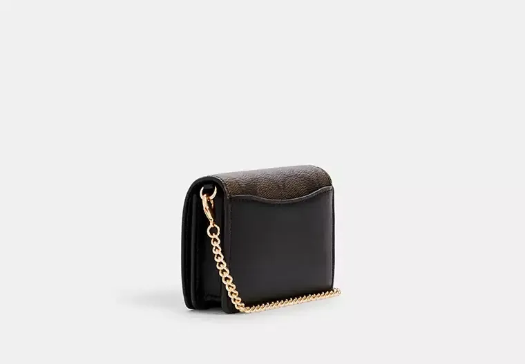 C.O.A.C.H Mini Wallet On A Chain