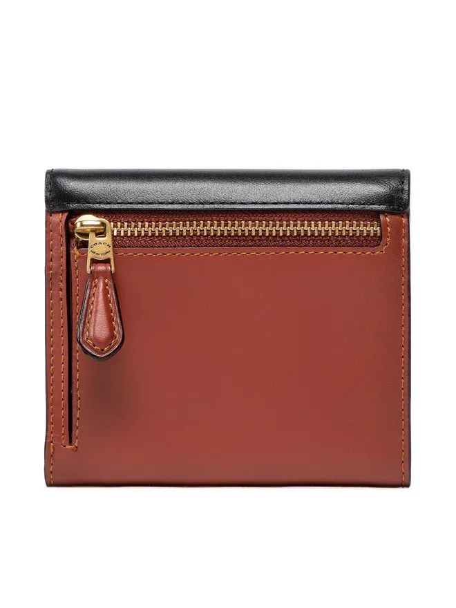 C.O.A.C.H Wyn Small Wallet In Colorblock Signature Canvas
