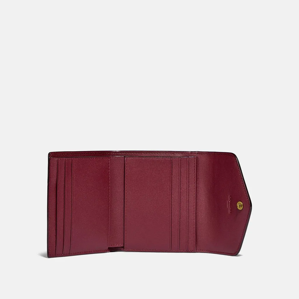 C.O.A.C.H Wyn Small Wallet In Colorblock Signature Canvas