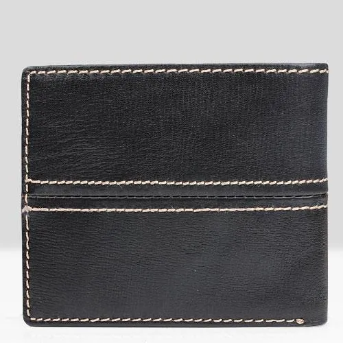Cool Leather Mens billfold Slim Leather Wallet Men Small Bifold Wallet for Men