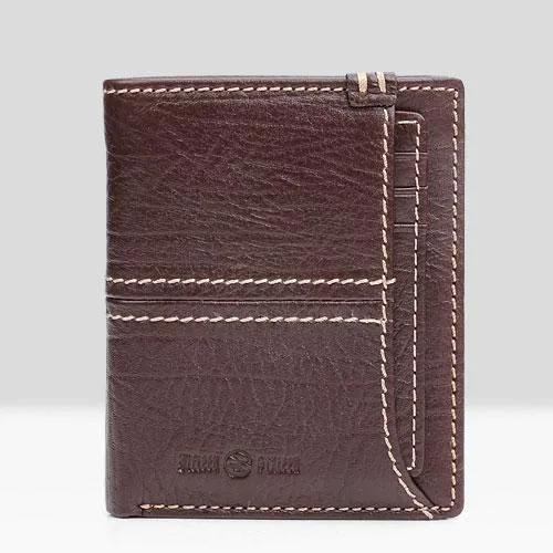 Cool Leather Mens billfold Slim Leather Wallet Men Small Bifold Wallet for Men