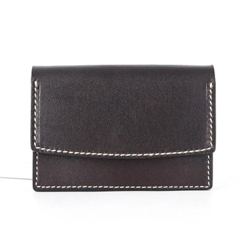 Cool Leather Mens Card Wallet Front Pocket Wallets Small Card Holders for Men