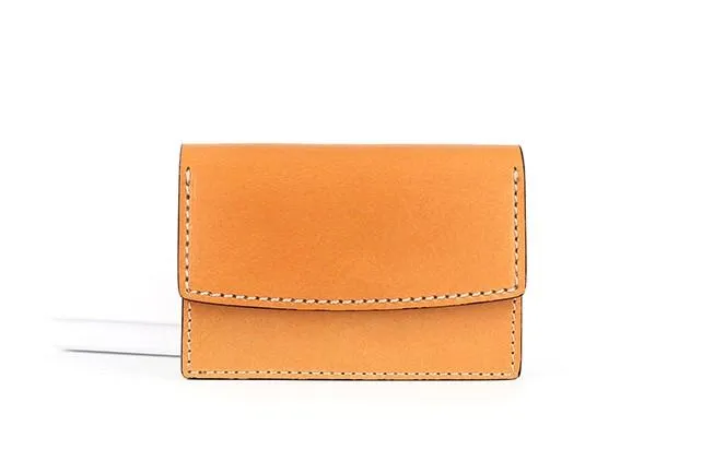 Cool Leather Mens Card Wallet Front Pocket Wallets Small Card Holders for Men