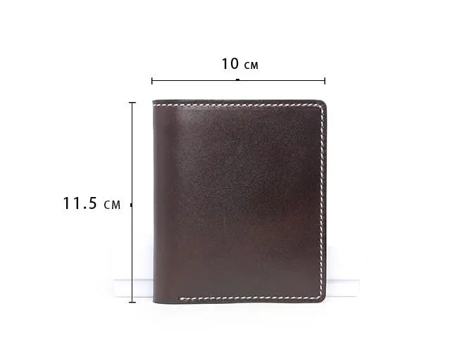 Cool Leather Mens Small Wallets Front Pocket Wallet Slim Wallet for Men