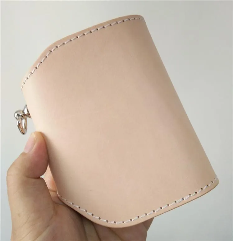 Cool Mens Leather Small Biker Chain Wallet Handmade billfold Chain Wallet for Biker