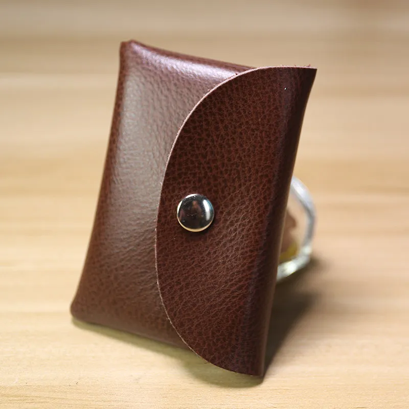 Cute Women Blue Leather Mini Coin Wallet Change Wallet For Women