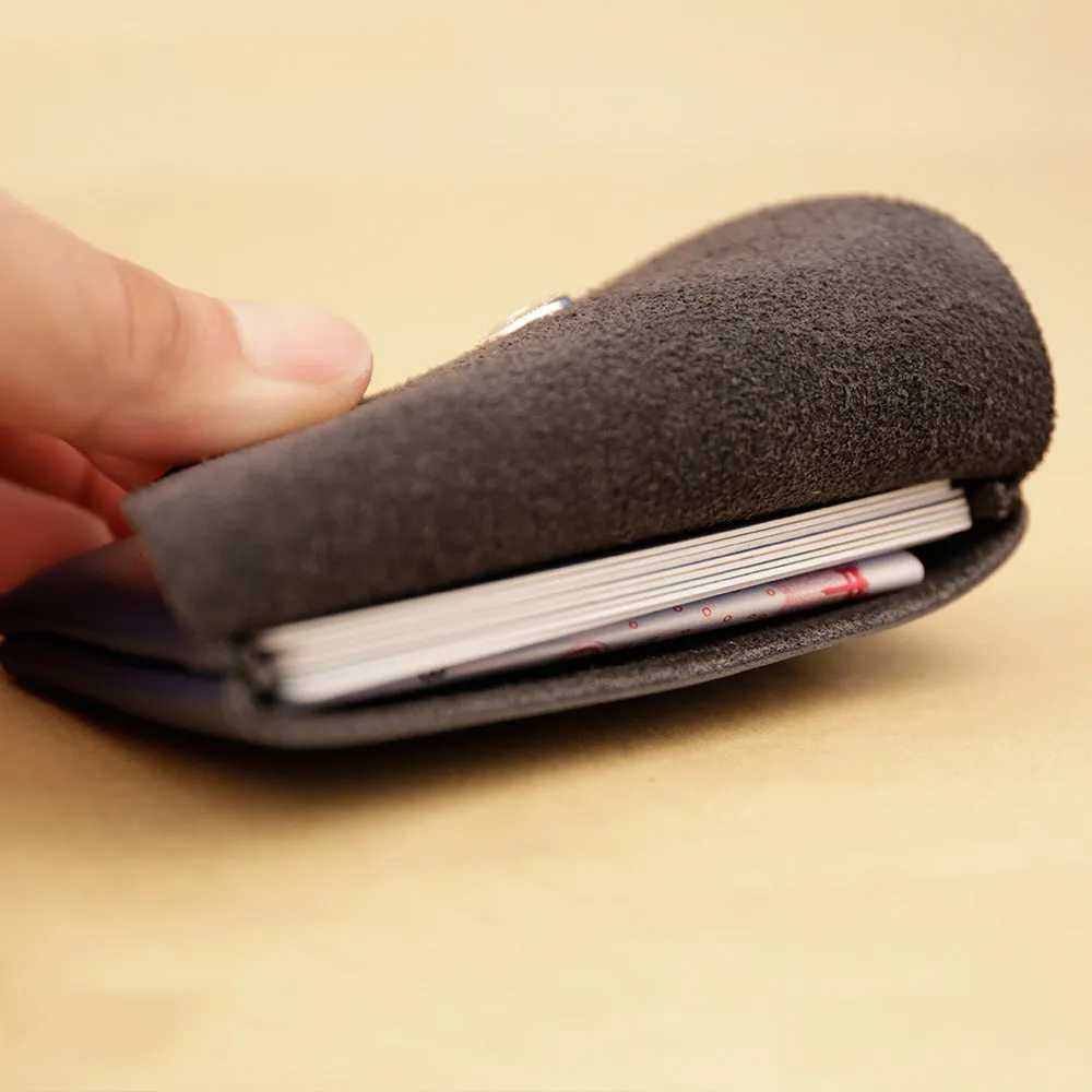 Cute Women Blue Leather Mini Coin Wallet Change Wallet For Women