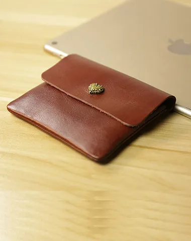 Cute Women Blue Navy Leather Mini Coin Wallet Small Crown Change Wallet For Women