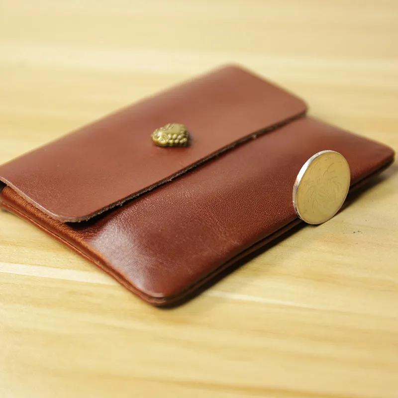 Cute Women Blue Navy Leather Mini Coin Wallet Small Crown Change Wallet For Women