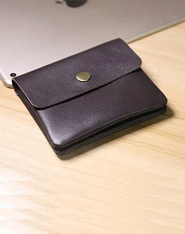 Cute Women Green Leather Mini Zip Coin Wallets Change Wallets Slim Billfold Wallet For Women