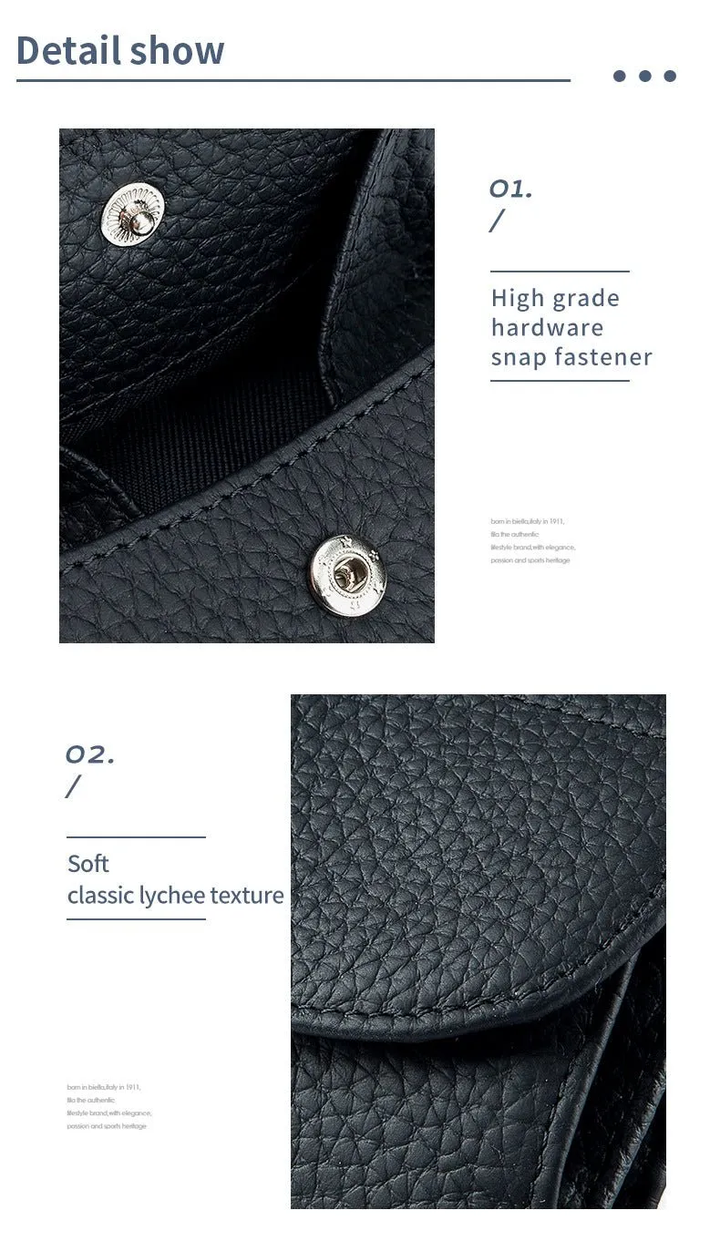 Designer Leather Clutch: Compact Elegance