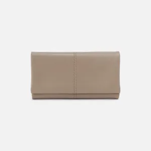 Essential Trifold Wallet In Soft Saffiano Leather - Sesame