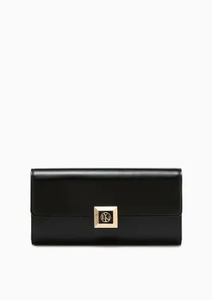 Fadia Long Wallet Black