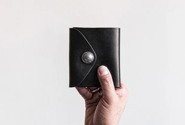 Genuine leather billfold wallet leather men billfold vintage wallet for men