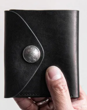 Genuine leather billfold wallet leather men billfold vintage wallet for men