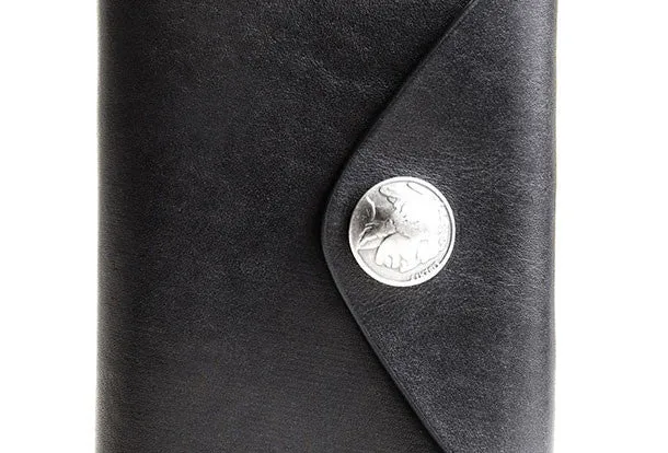 Genuine leather billfold wallet leather men billfold vintage wallet for men