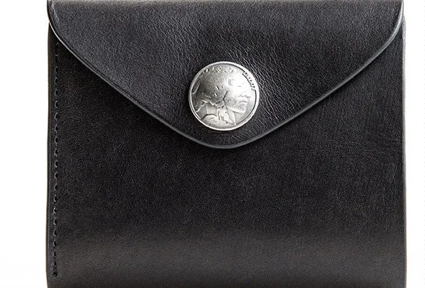 Genuine leather billfold wallet leather men billfold vintage wallet for men