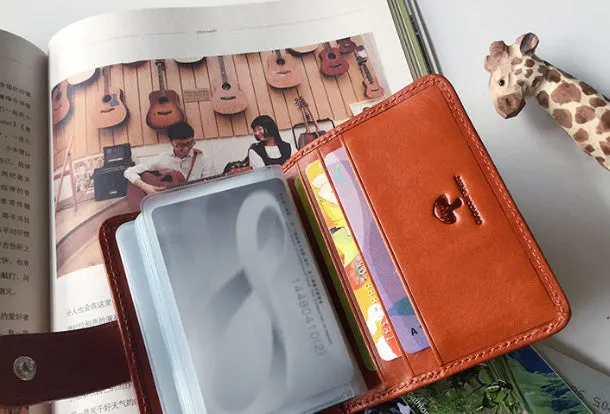 Genuine Leather Cute billfold Slim Multi Wallet Card Holder Wallet Purse For Women Girl