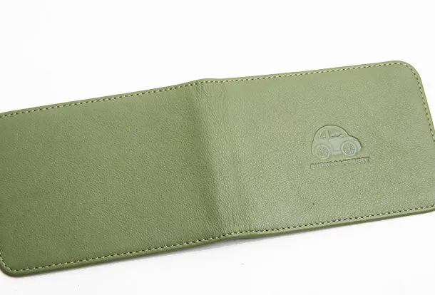 Genuine Leather Cute billfold Slim Wallet License Card Holder Wallet Purse For Women Girl