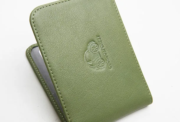 Genuine Leather Cute billfold Slim Wallet License Card Holder Wallet Purse For Women Girl