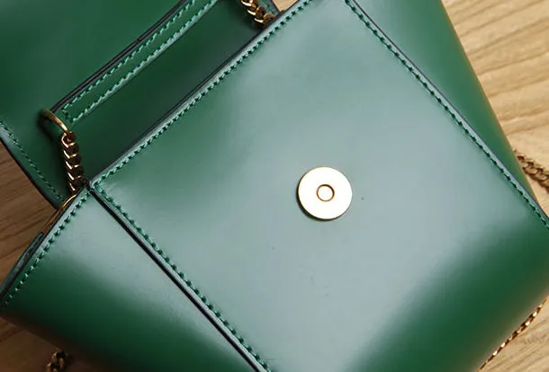 Genuine Leather Cute Crossbody Bag Clutch Wristlet Bag Shoulder Bag Women Leather Purse