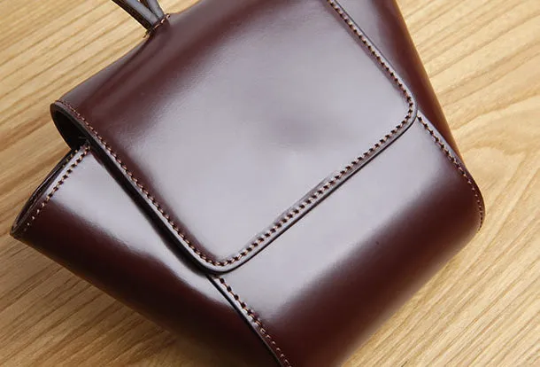 Genuine Leather Cute Crossbody Bag Clutch Wristlet Bag Shoulder Bag Women Leather Purse