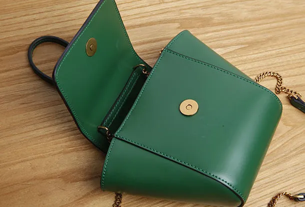 Genuine Leather Cute Crossbody Bag Clutch Wristlet Bag Shoulder Bag Women Leather Purse