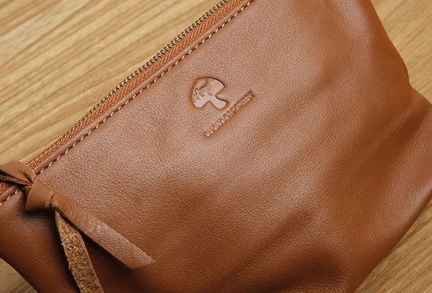 Genuine Leather Long Wallet Zipper Clutch Wallet Coin Change Makeup Wallet Purse For Women