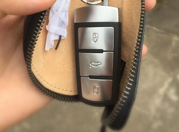 Genuine Leather Mens Cool Key Wallet Car Key Change Coin Holder Car Key Case for Men