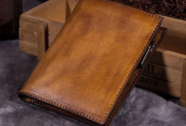 Genuine Leather Wallet Bifold Slim Wallet billfold Wallet Purse For Men Women