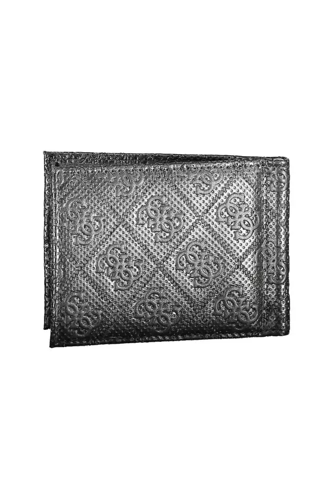 Guess Jeans Black Leather Men Wallet