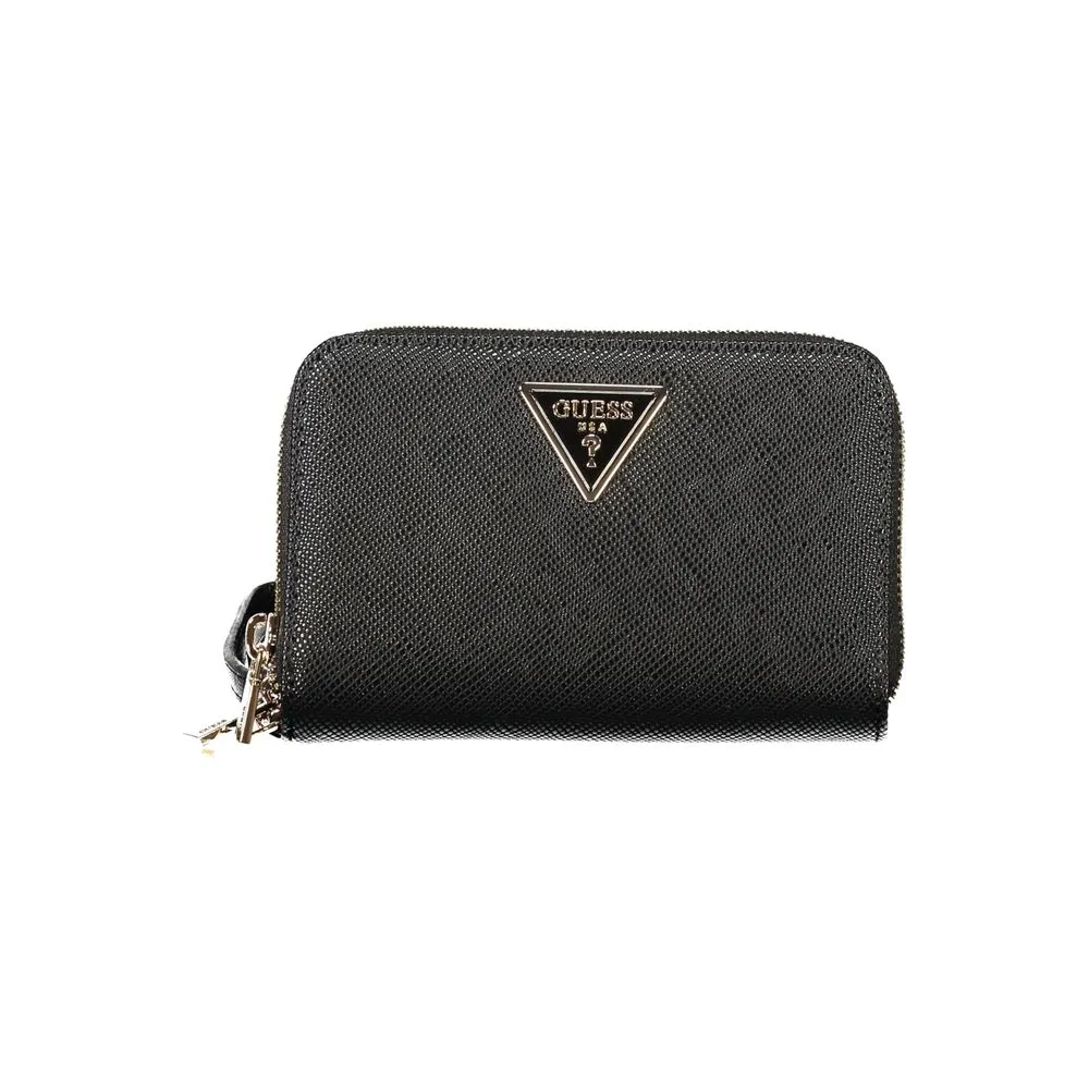 Guess Jeans Black Polyethylene Wallet