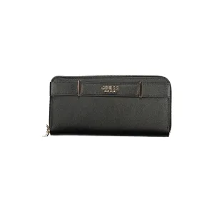 Guess Jeans Black Polyethylene Women Wallet