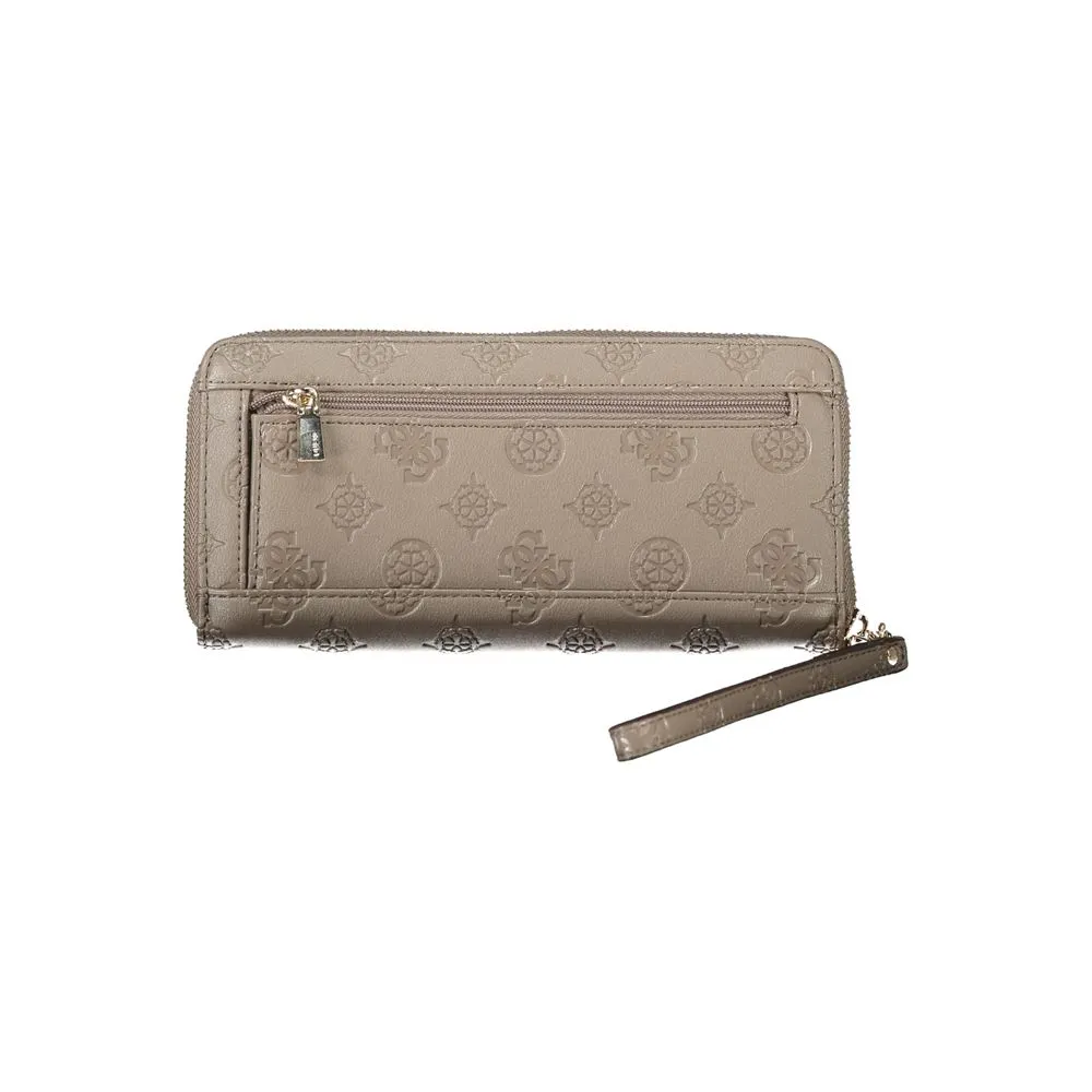 Guess Jeans Brown Polyethylene Wallet