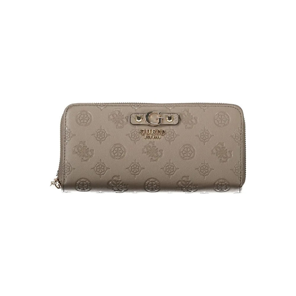 Guess Jeans Brown Polyethylene Wallet