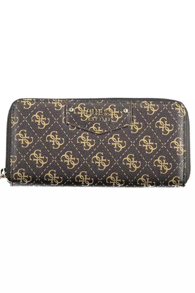 Guess Jeans Brown Polyethylene Women Wallet