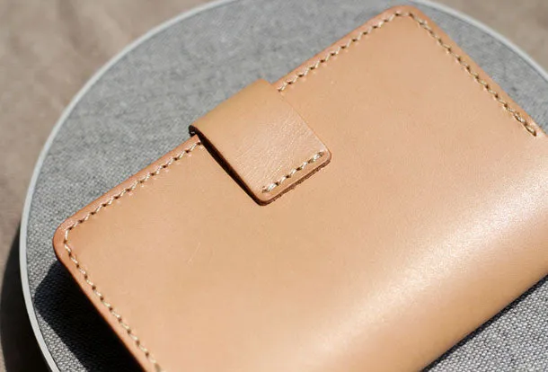 Handmade Genuine leather travel wallet passport wallet purse long wallet women