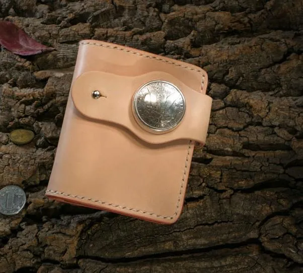 Handmade Leather billfold Mens Chain Biker Wallet Cool Leather Wallet With Chain Wallets for Men